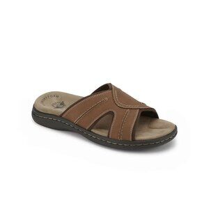 Dockers Sunland Slide Sandals Mens Size 10 Brown Casual Comfort Slip On
